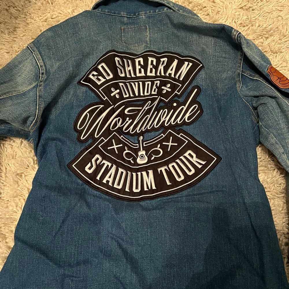 Ed Sheeran Divide World Tour Denim Jacket